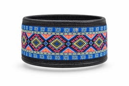 Windhundhalsband Peru --- Zugverschluss (34cm)