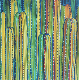 CEREUS limited edition 80X80 SU TELA