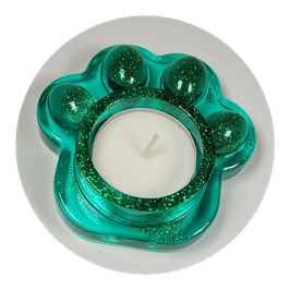 Pfotenteelicht grün