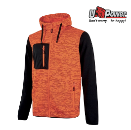 Felpa U-Power Rainbow Orange Fluo