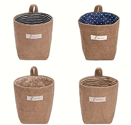 Jute Wandkörbe