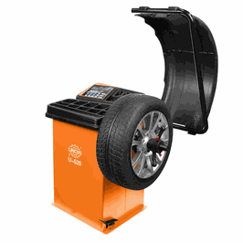 Lincos Wuchtmaschine für Felgen von 10‘‘ bis 24‘‘ halbautomatisch 230V Blau oder Orange U-520