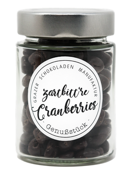 Zartbitter Cranberries