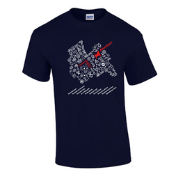 T-SHIRT PROVINCIE UTRECHT NAVY BLEU