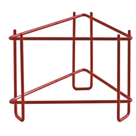 Ständer für Abfüllbehälter 50 kg, rot lackiert