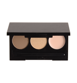 NEU: 3er Augenbrauenpalette (Puder/Highlighter/Wachs)