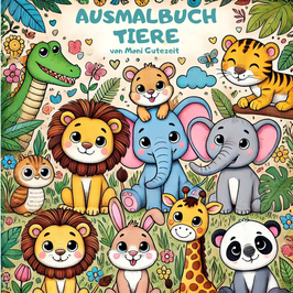 Ausmalbuch Tiere