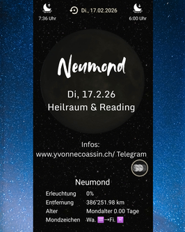 Neumond 17.2.26 - Heilraum und Reading