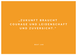 Postkarte mit Spruch - orange