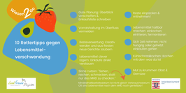 Wissen To Go Karte - Lagerung von Lebensmitteln