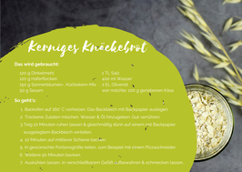 Rezept-Infokarte Kerniges Knäckebrot