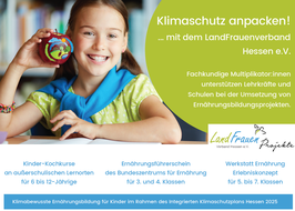 Postkarte Klimaschutz anpacken! Cooking for future – Klima-Küche für Kinder