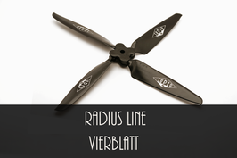Radius Line 4-Blatt Luftschraube || Art. Nr. 1141.4.9x5R