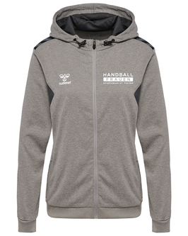 STP hmlAUTHENTIC PL ZIP HOODIE - grau