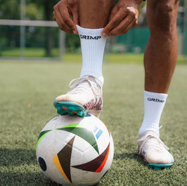 GRIMP Grip Socks weiß - Fußballsocken mit Grip