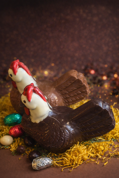 poule chocolat 220 grs