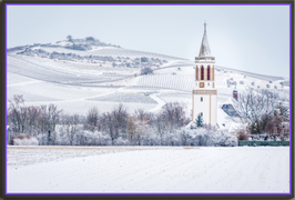 Digitale Bilddatei "Gau-Odernheim im Schnee"