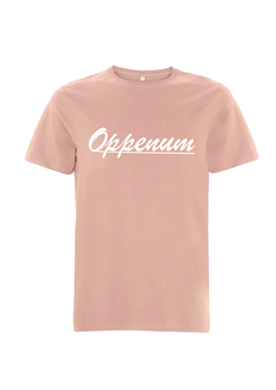 Dein Rheinhessen-Shirt- Misty Pink - Druck Weiß - 100 % Baumwolle