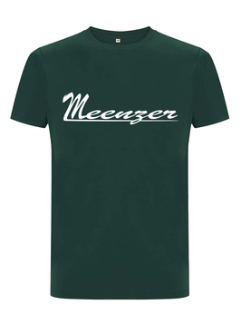 Shirt "Meenzer" - Bottle Green - Druck weiß - 100% Baumwolle