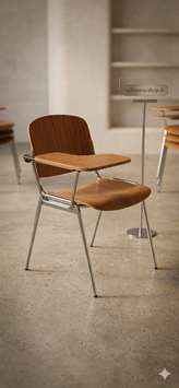 alte Studentenstühle Tagungsstühle mit Schreibfläche Nr 0603