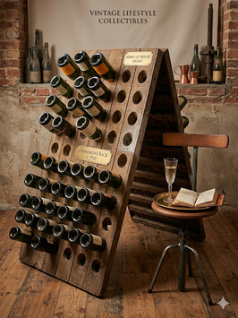 2 sehr alte Champagner Rüttelplatten Weinregal Nr 0710-02