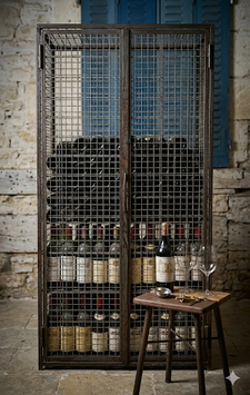 altes Weinschrank Weinregal Weinsafe wohnfertig nr 2003