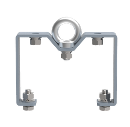 Deckenhalterung mit Ösen- Schraubenhalterung Set (2 Stück) für Marder 60cm.