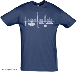 Berlin Skyline T-Shirt · navy