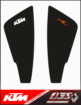 1 jeu de caches phares DJS pour KTM 1290 S adventure 2017-2020 microperforés qui laissent passer la lumière - référence : KTM 1290 S adventure 2017-2020-003-