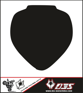 1 cache phare DJS pour YAMAHA FZ6 NACKED 2008 microperforé qui laisse passer la lumière - référence : FZ6-2008-2010-noir uni-