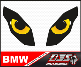 1 jeu de caches phares DJS pour BMW 1200 RS 2015-2018 microperforés qui laissent passer la lumière - référence : yeux modèle 9-