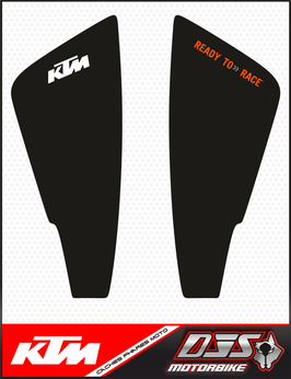 1 jeu de caches phares DJS pour KTM 1290 S adventure 2017-2020 microperforés qui laissent passer la lumière - référence : KTM 1290 S adventure 2017-2020-006-
