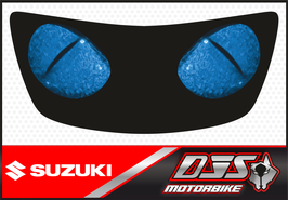 1 cache phare DJS pour SUZUKI GSX-R SRAD 1996-1999 microperforé qui laisse passer la lumière - référence : yeux modèle 8-
