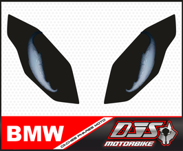 1 jeu de caches phares DJS pour BMW 1200 RS 2015-2018 1200 RS 2015-2018 microperforés qui laissent passer la lumière - référence : yeux modèle 21-