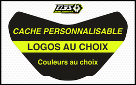 kit 1 cache phare microperforé DJS pour Yamaha MT-07 / MT07 ( 2018-2020) - réf PERSONNALISE