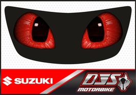 1 cache phare DJS pour SUZUKI GSX-R SRAD 1996-1999 microperforé qui laisse passer la lumière - référence : yeux modèle 15-