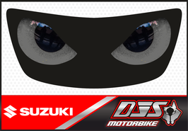 1 cache phare DJS pour SUZUKI GSX-R SRAD 1996-1999 microperforé qui laisse passer la lumière - référence : yeux modèle 10-
