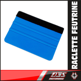Raclette plastique avec feutrine