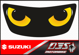 1 cache phare DJS pour SUZUKI GSX-R SRAD 1996-1999 microperforé qui laisse passer la lumière - référence : yeux modèle 9-