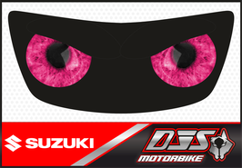 1 cache phare DJS pour SUZUKI GSX-R SRAD 1996-1999 microperforé qui laisse passer la lumière - référence : yeux modèle 7-