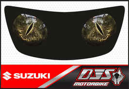 1 cache phare DJS pour SUZUKI GSX-R SRAD 1996-1999 microperforé qui laisse passer la lumière - référence : yeux modèle 5-