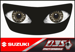 1 cache phare DJS pour SUZUKI GSX-R SRAD 1996-1999 microperforé qui laisse passer la lumière - référence : yeux modèle 18-