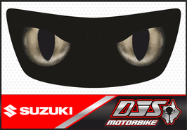 1 cache phare DJS pour SUZUKI GSX-R SRAD 1996-1999 microperforé qui laisse passer la lumière - référence : yeux modèle 12-