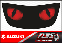 1 cache phare DJS pour SUZUKI GSX-R SRAD 1996-1999 microperforé qui laisse passer la lumière - référence : yeux modèle 1-
