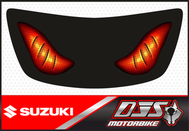 1 cache phare DJS pour SUZUKI GSX-R SRAD 1996-1999 microperforé qui laisse passer la lumière - référence : yeux modèle 6-