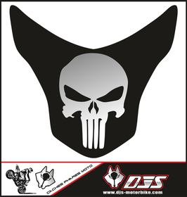 1 cache phare DJS pourHONDA HORNET microperforé qui laisse passer la lumière - référence : HONDA HORNET 2011-2018-punisher-