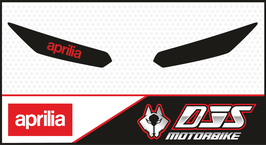 kit 2 caches phares microperforés DJS pour Aprilia RSV4 / RSV 4 (2021-2026) - réf yeux 003-