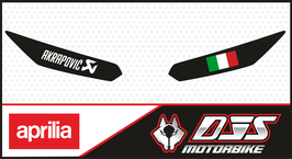 kit 2 caches phares microperforés DJS pour Aprilia RSV4 / RSV 4 (2021-2026) - réf yeux 002 -