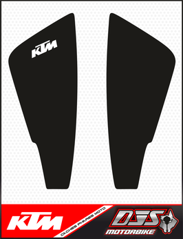 1 jeu de caches phares DJS pour KTM 1290 S adventure 2017-2020 microperforés qui laissent passer la lumière - référence : KTM 1290 S adventure 2017-2020-004-