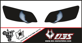 1 jeu de caches phares DJS pour Yamaha r1 de 2004-2006 microperforés qui laissent passer la lumière - référence : yeux VENOM-